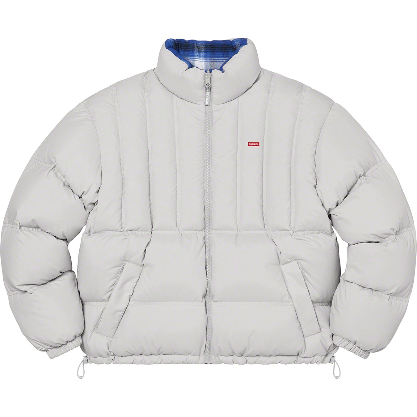 Flannel Reversible Puffer Jacket view 8